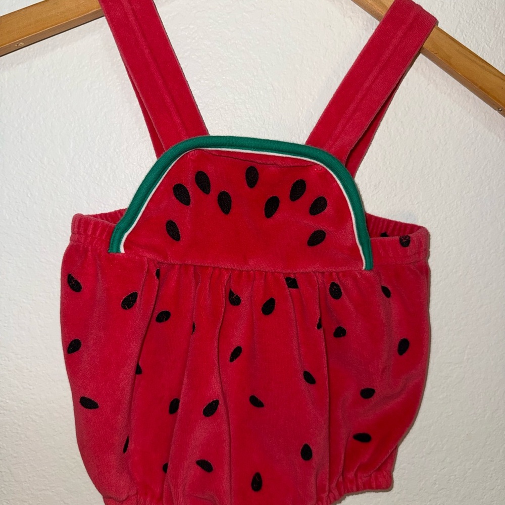 Red Watermelon-Themed Baby Romper 18 months